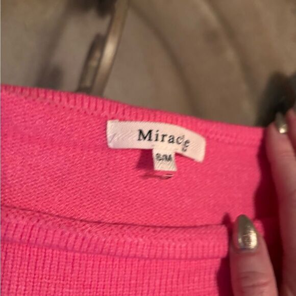 Miracle Pink Off-the-Shoulder Sweater - Picture 2 of 3